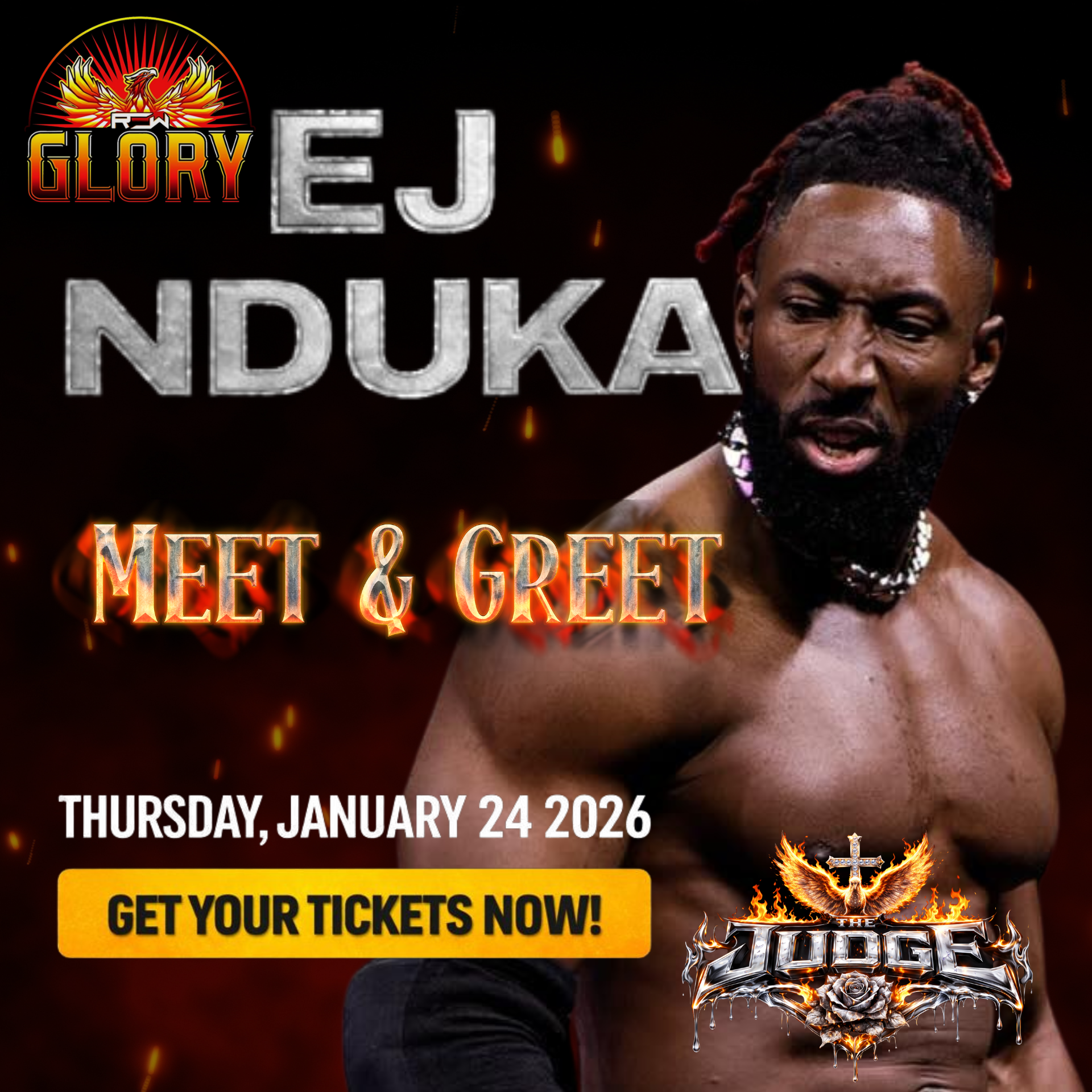 EJ Nduka Meet & Greet - ROW: Glory January 24, 2026
