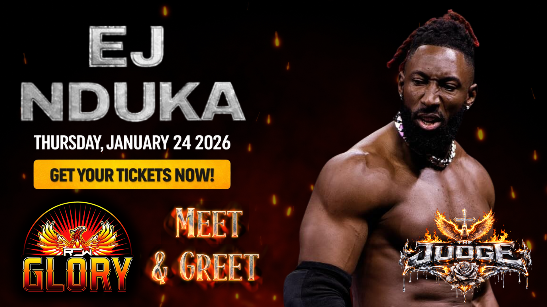 EJ Nduka Meet & Greet - ROW: Glory January 24, 2026