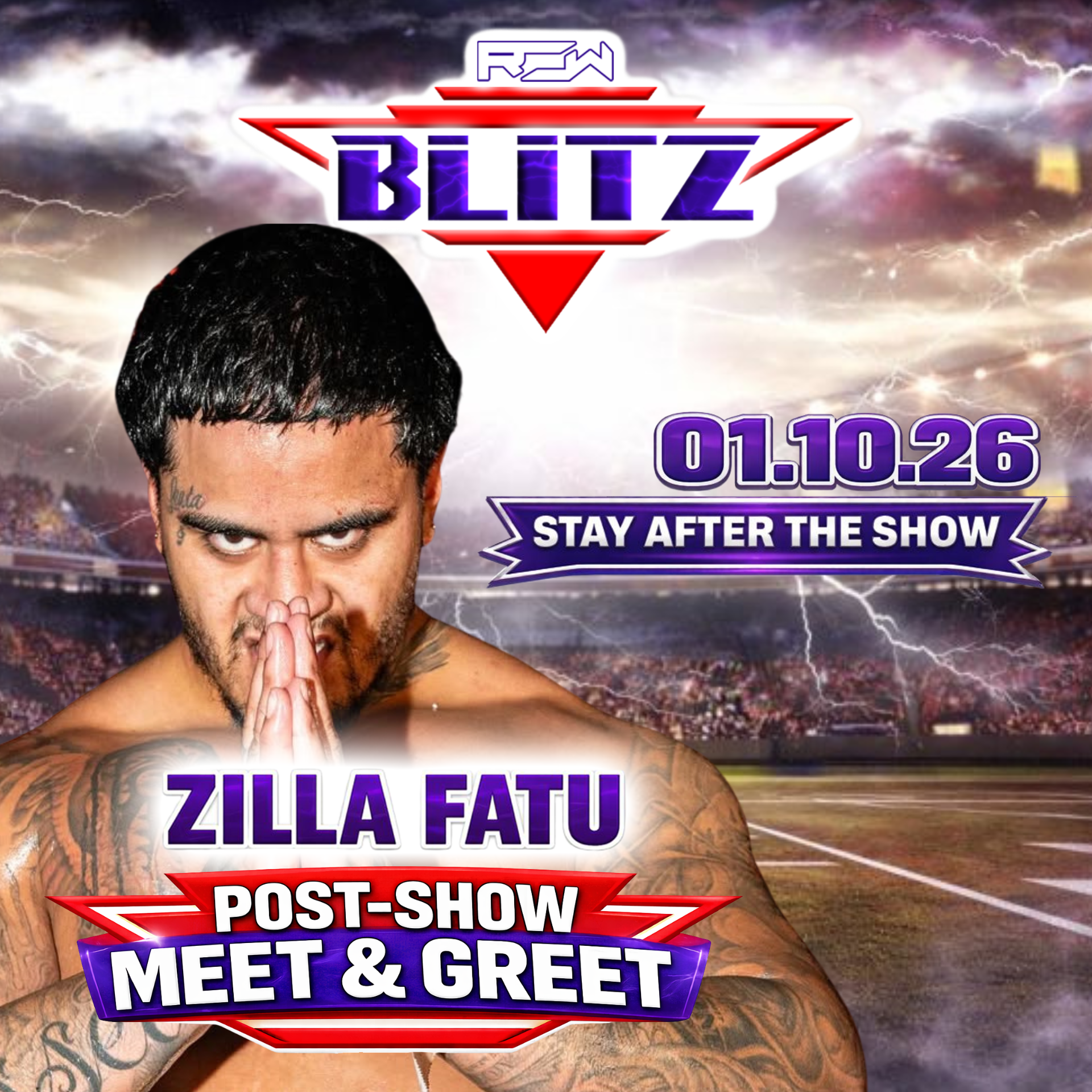 ROW: BLITZ Meet & Greet with Zilla Fatu