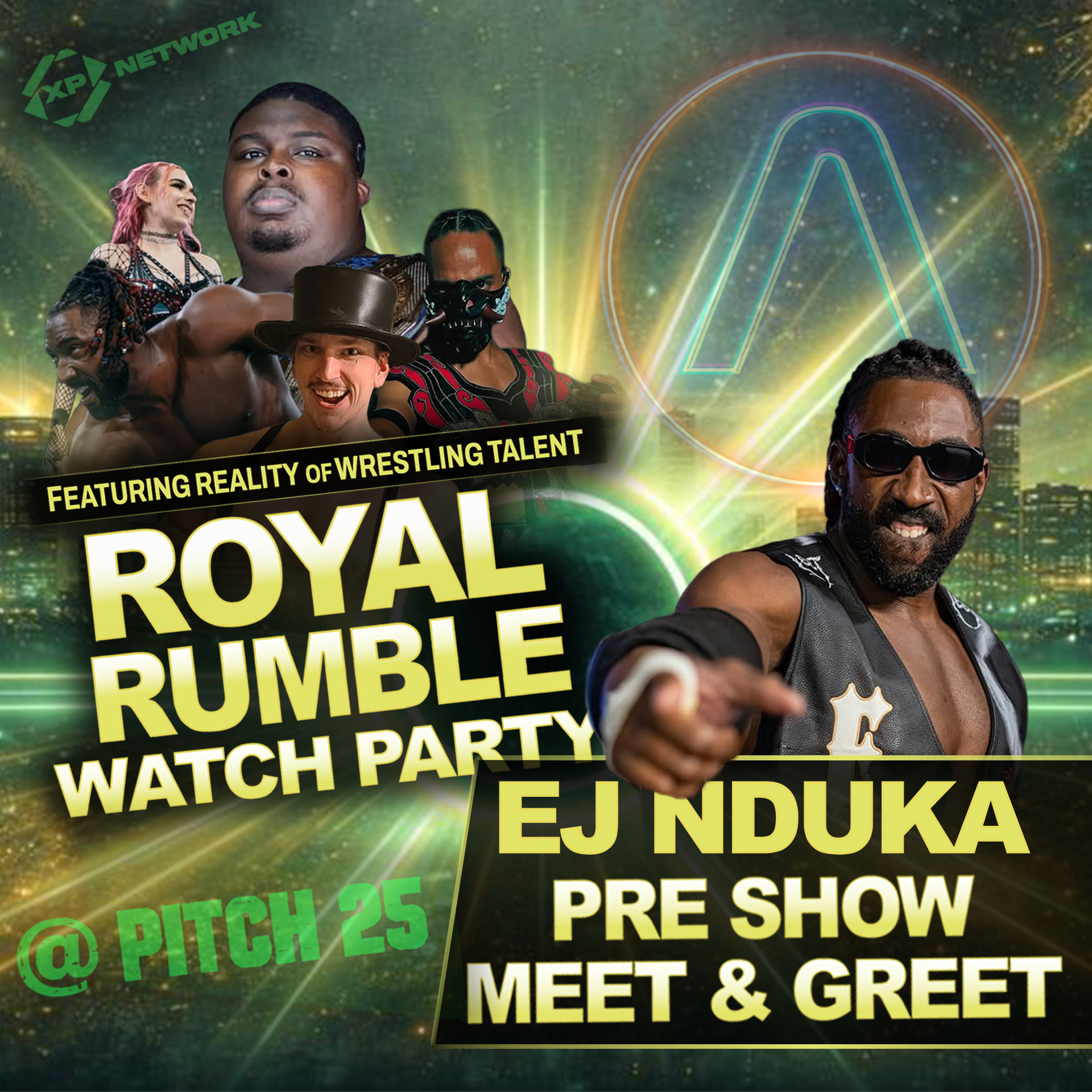 EJ Nduka Royal Rumble Pre Show Meet and Greet