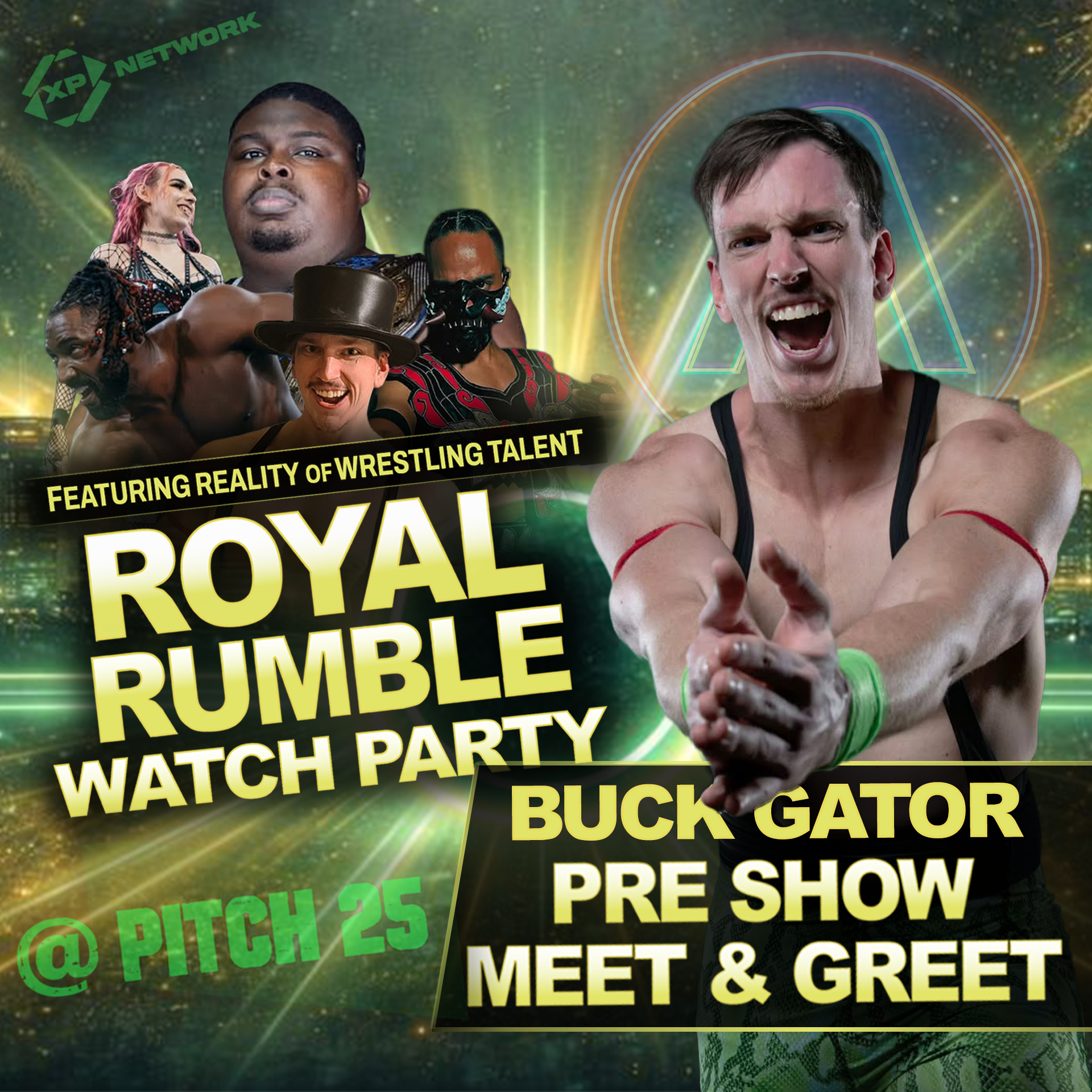 Buck Gator Royal Rumble Pre Show Meet and Greet